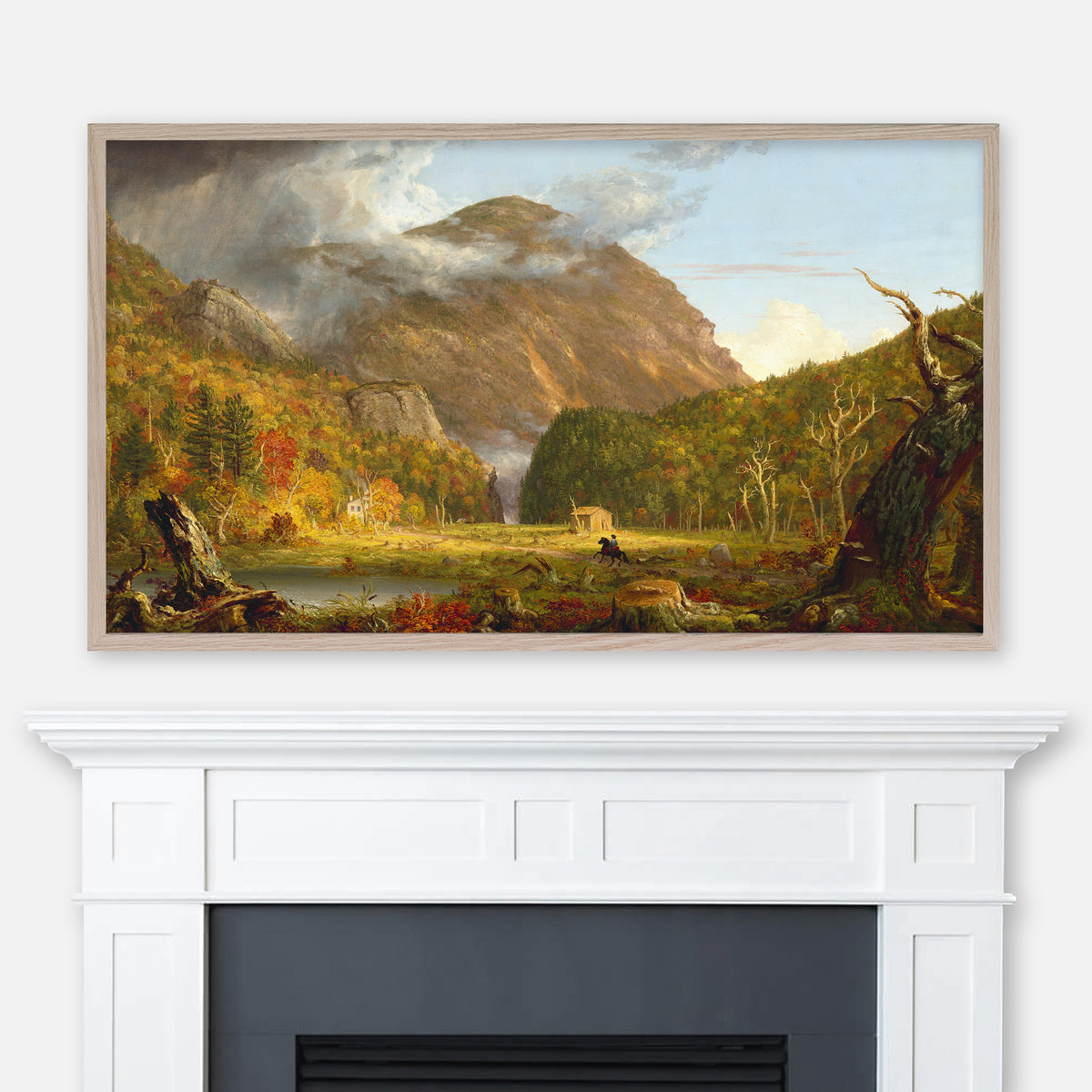 Thomas Cole Painting - Crawford Notch White Mountains - Fall