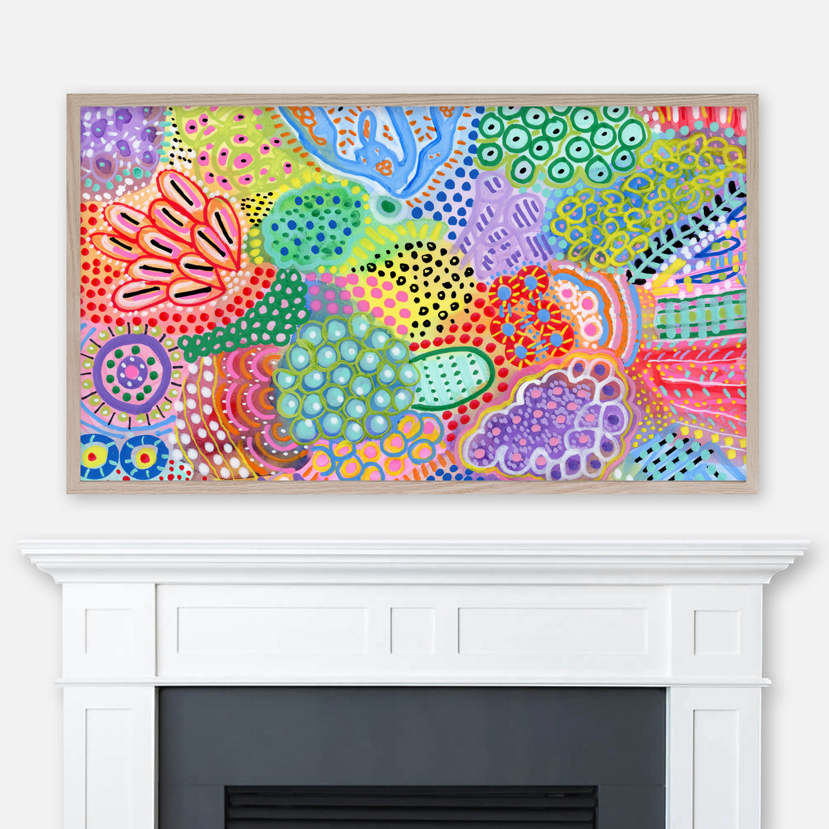 Samsung Frame TV Art Download - Boho Mojo Colorful Abstract