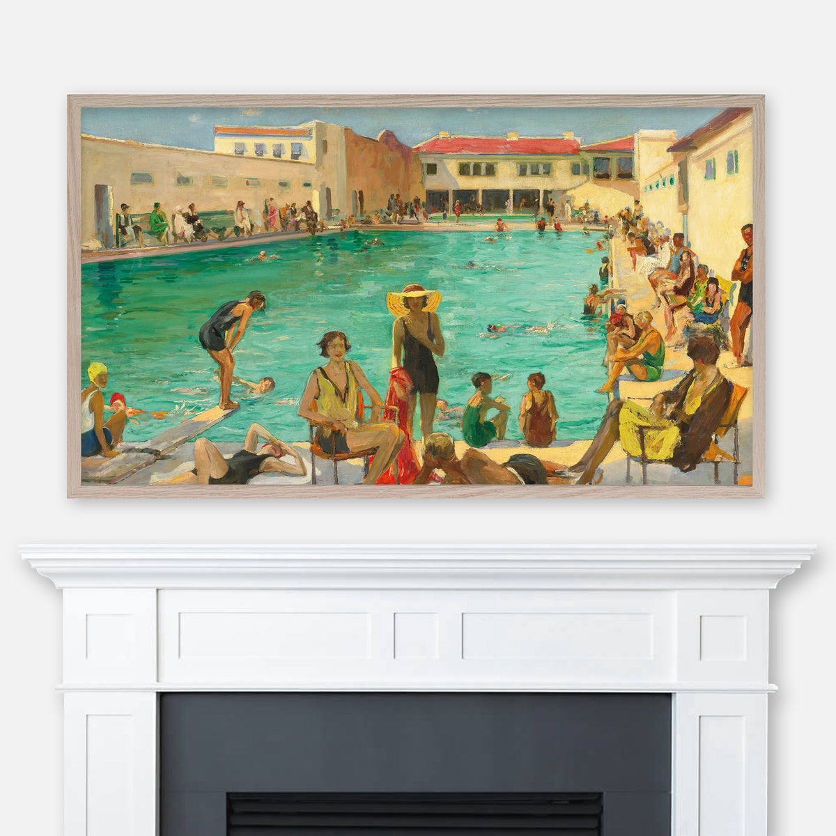 Sir John Lavery Painting - Winter In Florida - Samsung Frame TV