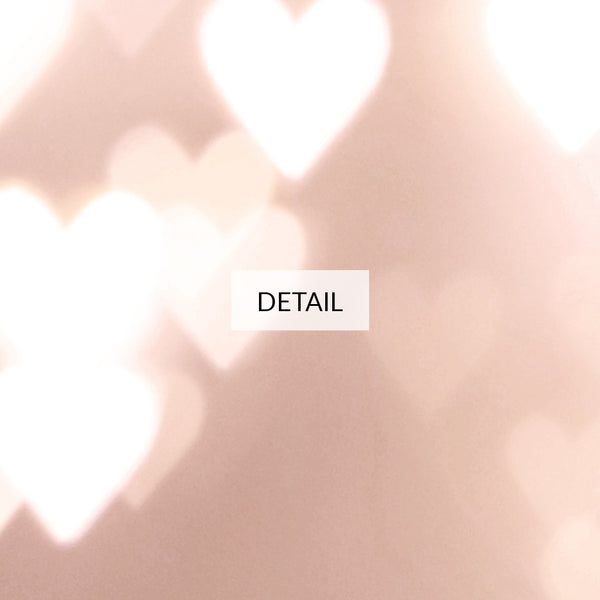 Valentine’s Day Samsung Frame TV Art 4K - Illuminated Hearts Background - Neutral Blush Beige Pink - Digital Download