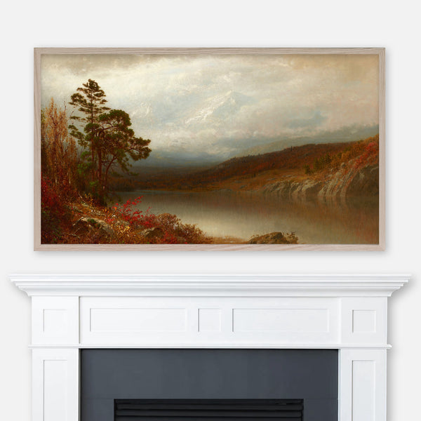 Alexander Helwig Wyant Painting - Autumn in the Adirondacks - Fall Mountain Landscape - Samsung Frame TV Art 4K - Digital Download