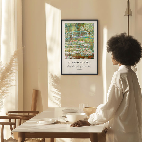 Claude Monet - Bridge Over a Pond of Water Lilies - Printable Wall Art - Digital Download