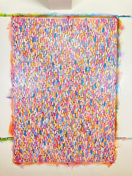 Pépites d’Or et Confettis - 30 x 44 inches