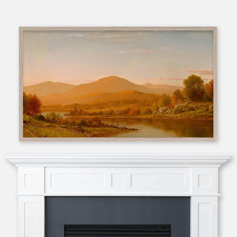 Charles W. Knapp Painting - The White Mountains - Autumn Fall Landscape - Samsung Frame TV Art 4K - Digital Download