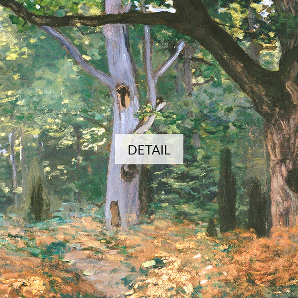 Claude Monet Painting - The Bodmer Oak, Fontainebleau Forest - Autumn Fall Landscape - Samsung Frame TV Art 4K - Digital Download