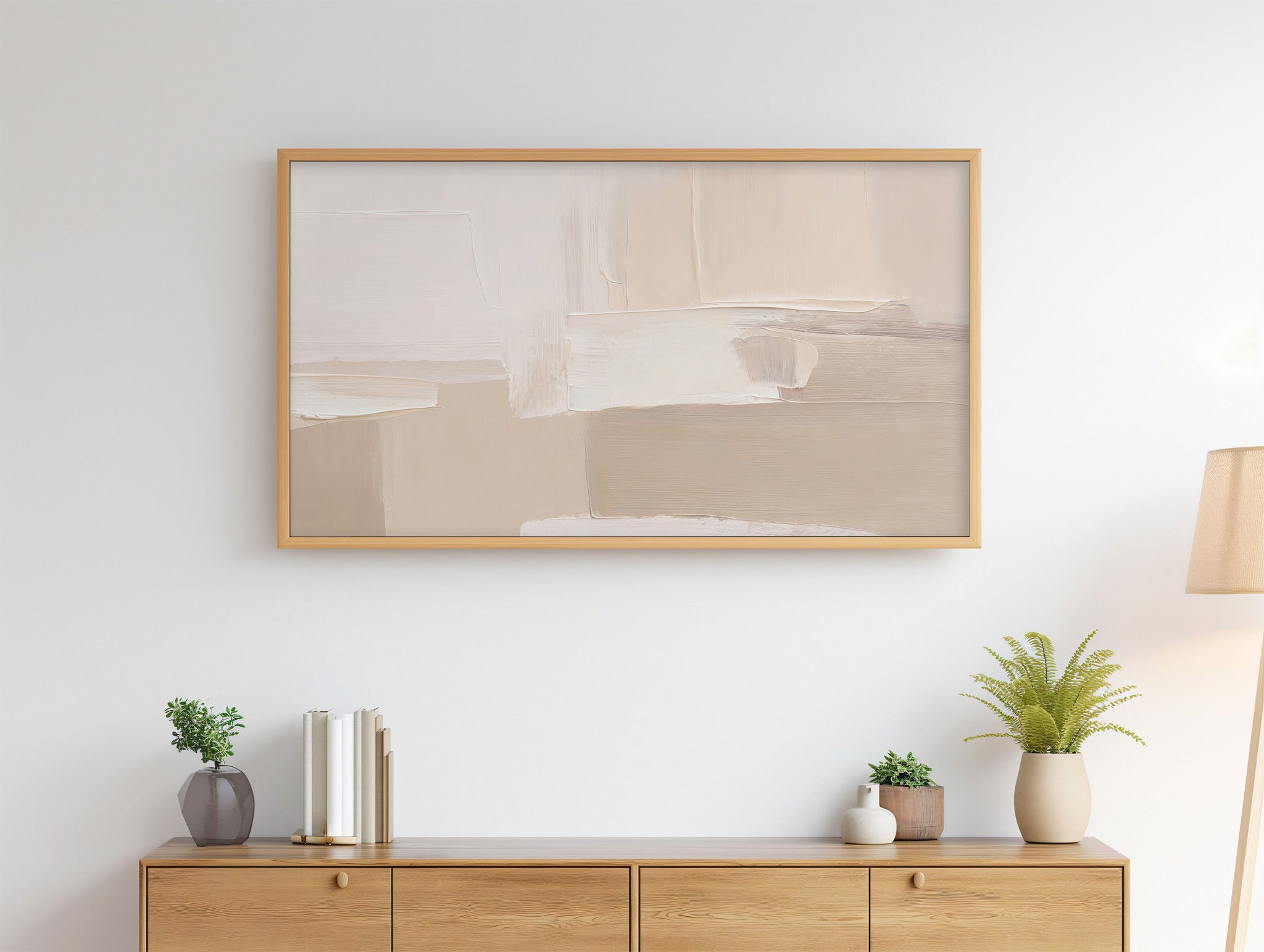特価 Abstract Modern Samsung Frame TV Art 4K - Minimalist 版画