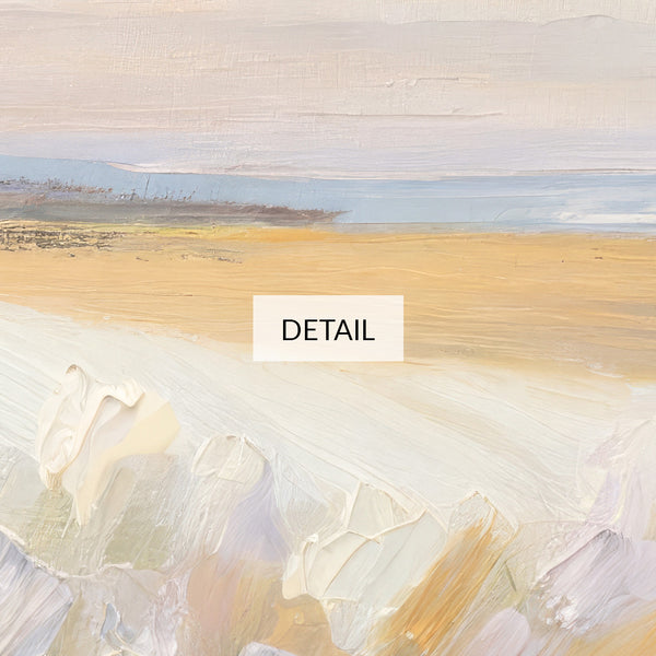 Spring Summer Samsung Frame TV Art - Abstract Landscape Beach Coastal Floral - Neutral Modern Minimalist Textured Painting - Digital Download