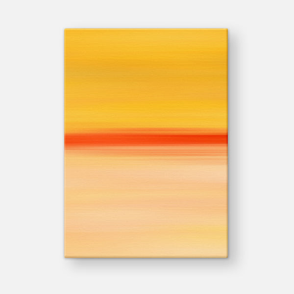 Gradient Painting No.1 - Golden Yellow Burnt Orange Blush Peach - Abstract Minimalist Printable Wall Art - Digital Download