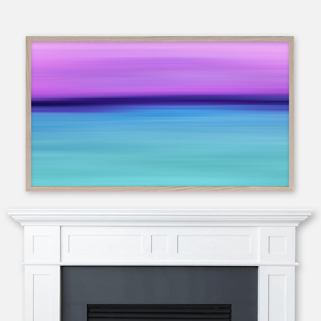Gradient Painting No.11 - Samsung Frame TV Art 4K - Lilac Purple Indigo Blue Turquoise - Abstract Minimalist Modern - Digital Download