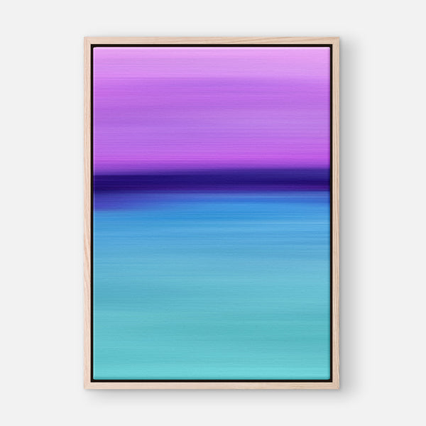 Gradient Painting No.11 - Printable Wall Art - Lilac Purple Indigo Blue Turquoise - Colorful Abstract Minimalist Modern - Digital Download