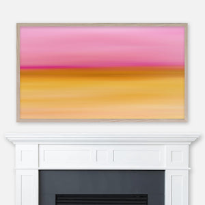 Gradient Painting No.13 - Samsung Frame TV Art 4K - Mauve Pink Magenta Ochre Yellow - Abstract Minimalist Boho Modern - Digital Download