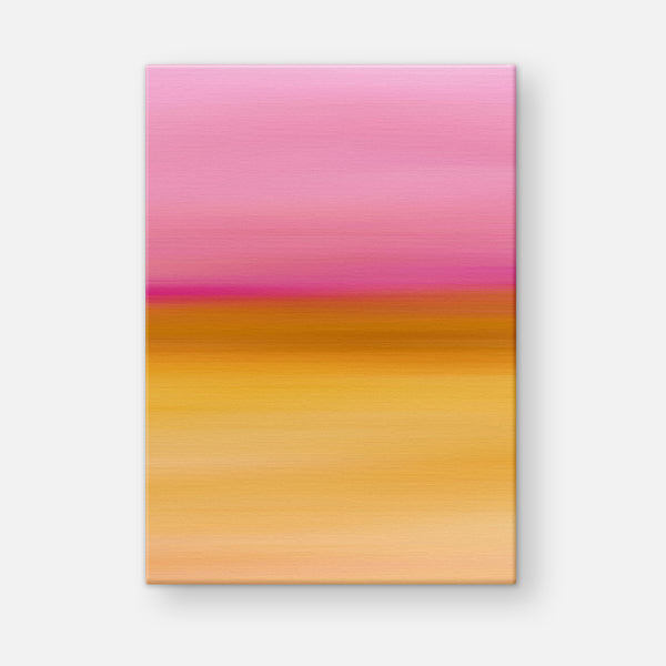 Gradient Painting No.13 - Printable Wall Art - Mauve Pink Magenta Ochre Yellow - Colorful Abstract Minimalist Boho Modern - Digital Download