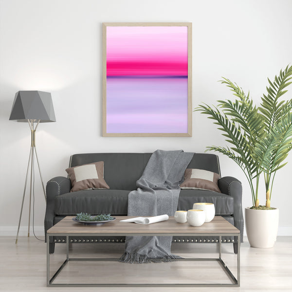 Gradient Painting No.5 - Magenta Pink Purple Lavender - Colorful Abstract Minimalist Printable Wall Art - Digital Download