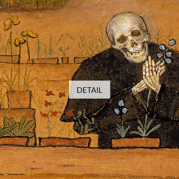 Hugo Simberg Painting - The Garden of Death - Halloween Samsung Frame TV Art 4K - Digital Download