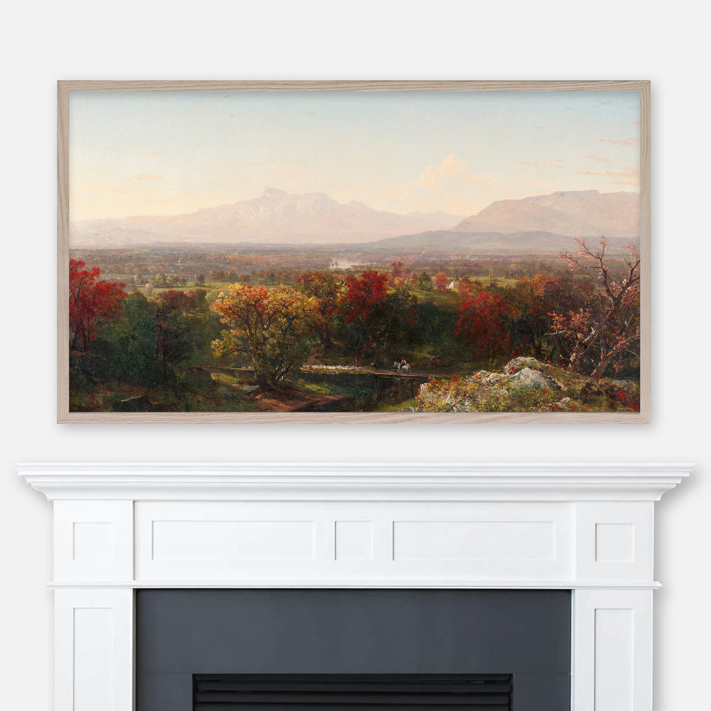 John Frederick Kensett Painting - An October Day in the White Mountains - Autumn Fall Landscape - Samsung Frame TV Art 4K - Digital Download
