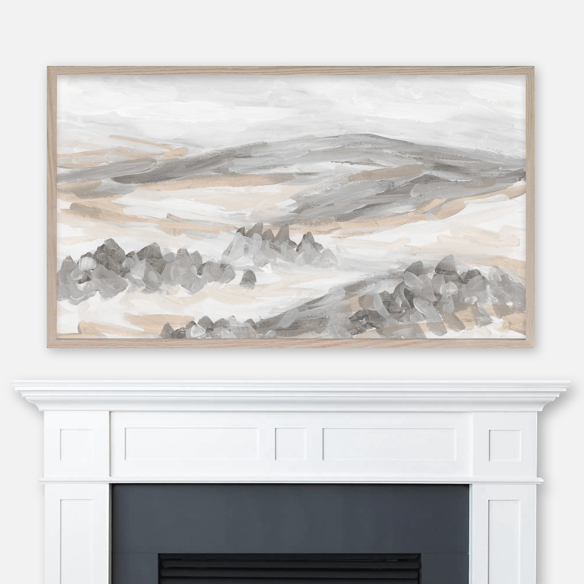 Mountain Winter Landscape Samsung Frame TV Art 4K