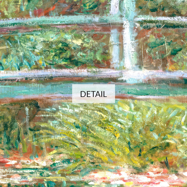 Claude Monet Painting - Bridge Over a Pond of Water Lilies - 4K Samsung Frame TV Art - Digital Download