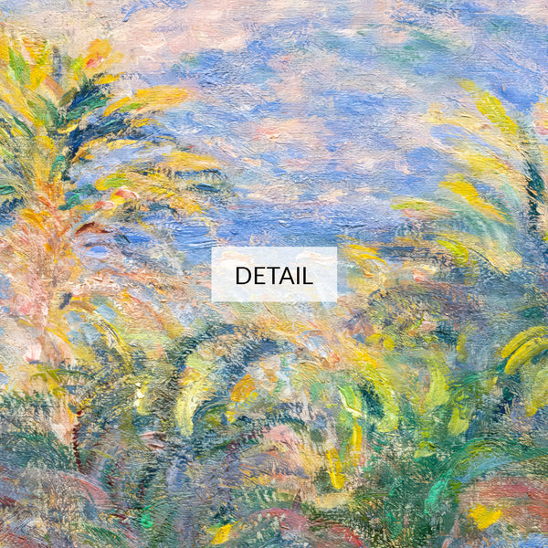 Claude Monet Painting - Palm Trees at Bordighera - 4K Samsung Frame TV Art - Digital Download