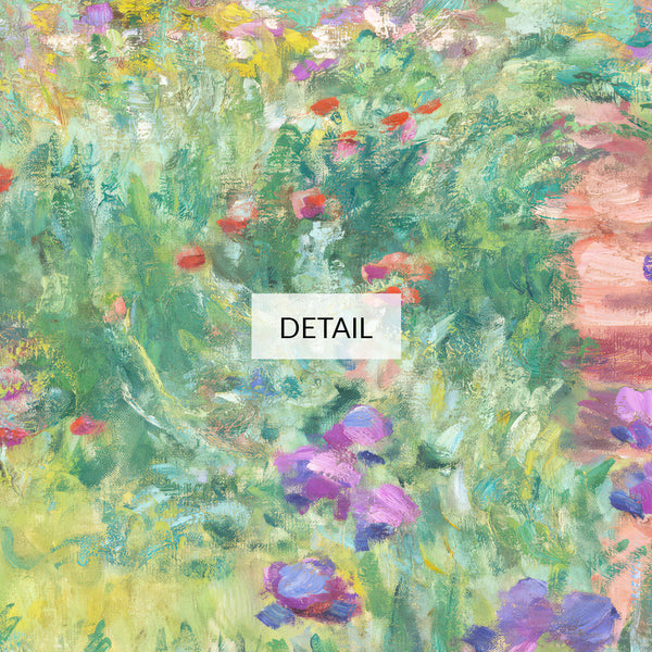 Claude Monet Painting - The Artist’s Garden in Giverny Poster - 4K Samsung Frame TV Art - Digital Download