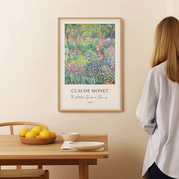 Claude Monet - The Artist’s Garden in Giverny - Printable Wall Art - Digital Download