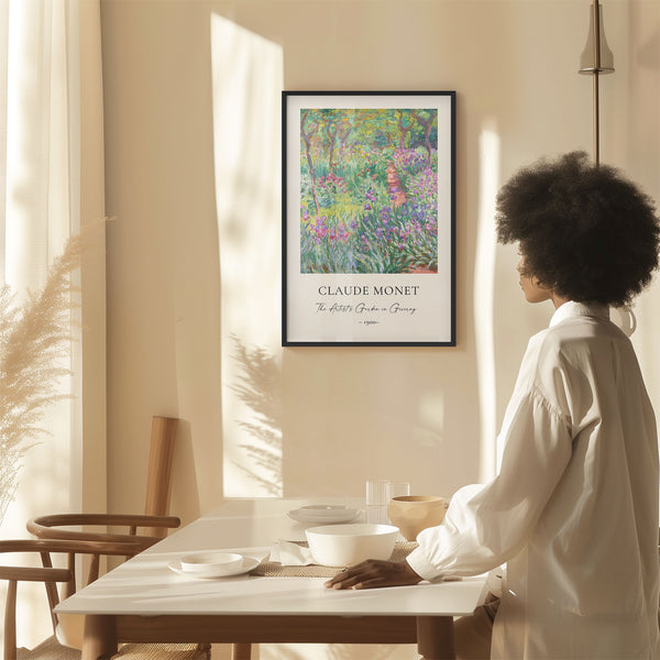 Claude Monet - The Artist’s Garden in Giverny - Printable Wall Art - Digital Download