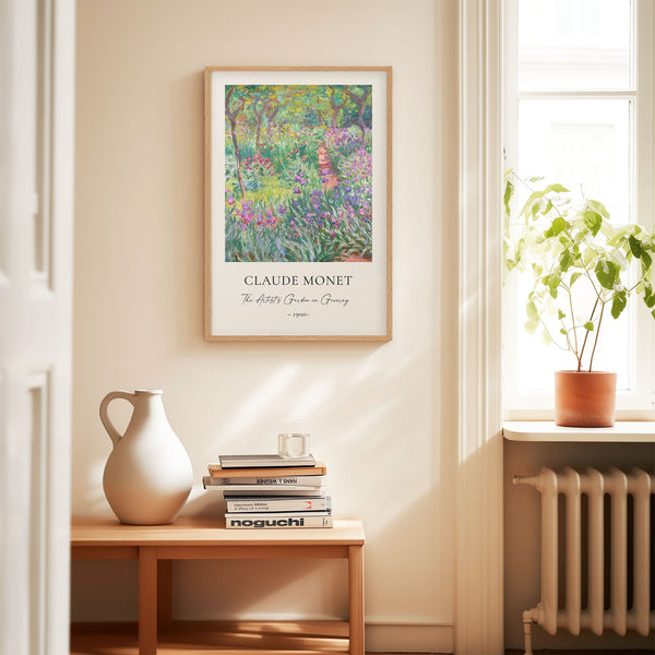 Claude Monet - The Artist’s Garden in Giverny - Printable Wall Art - Digital Download