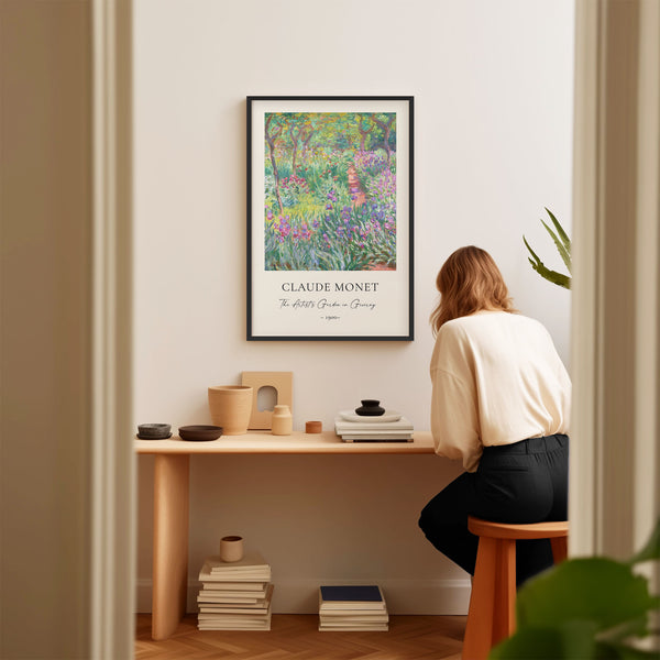 Claude Monet - The Artist’s Garden in Giverny - Printable Wall Art - Digital Download