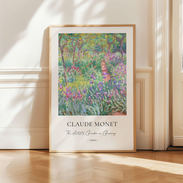 Claude Monet - The Artist’s Garden in Giverny - Printable Wall Art - Digital Download