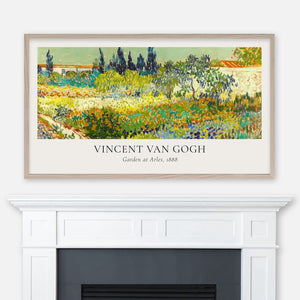 Vincent Van Gogh Painting - Garden at Arles Poster (View I) - 4K Samsung Frame TV Art - Digital Download