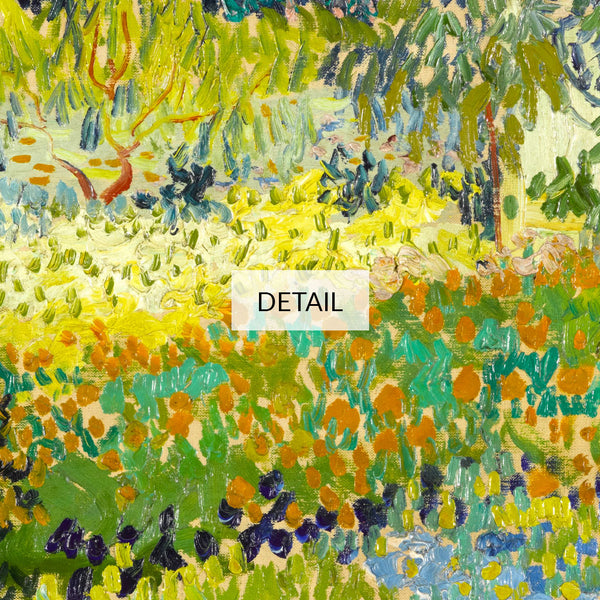 Vincent Van Gogh - Garden at Arles Poster (View I) - 4K Samsung Frame TV Art - Digital Download