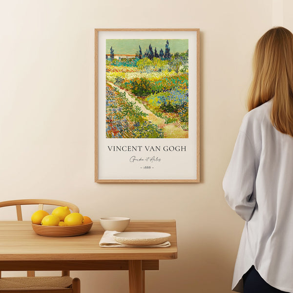 Vincent Van Gogh - Garden at Arles - Printable Wall Art - Digital Download