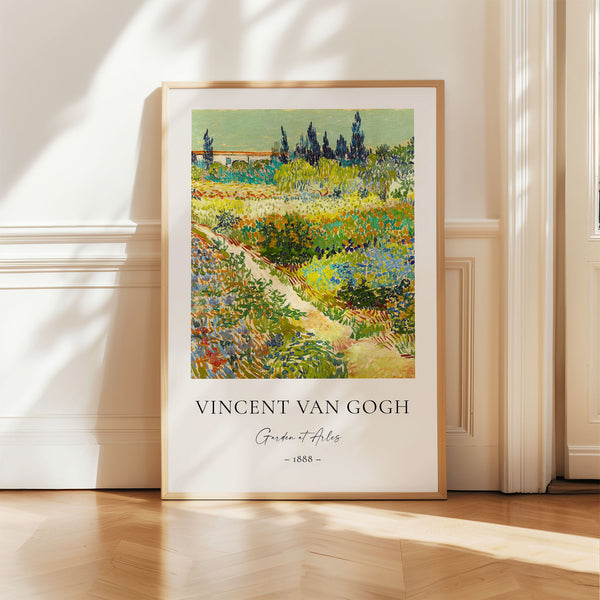 Vincent Van Gogh - Garden at Arles - Printable Wall Art - Digital Download