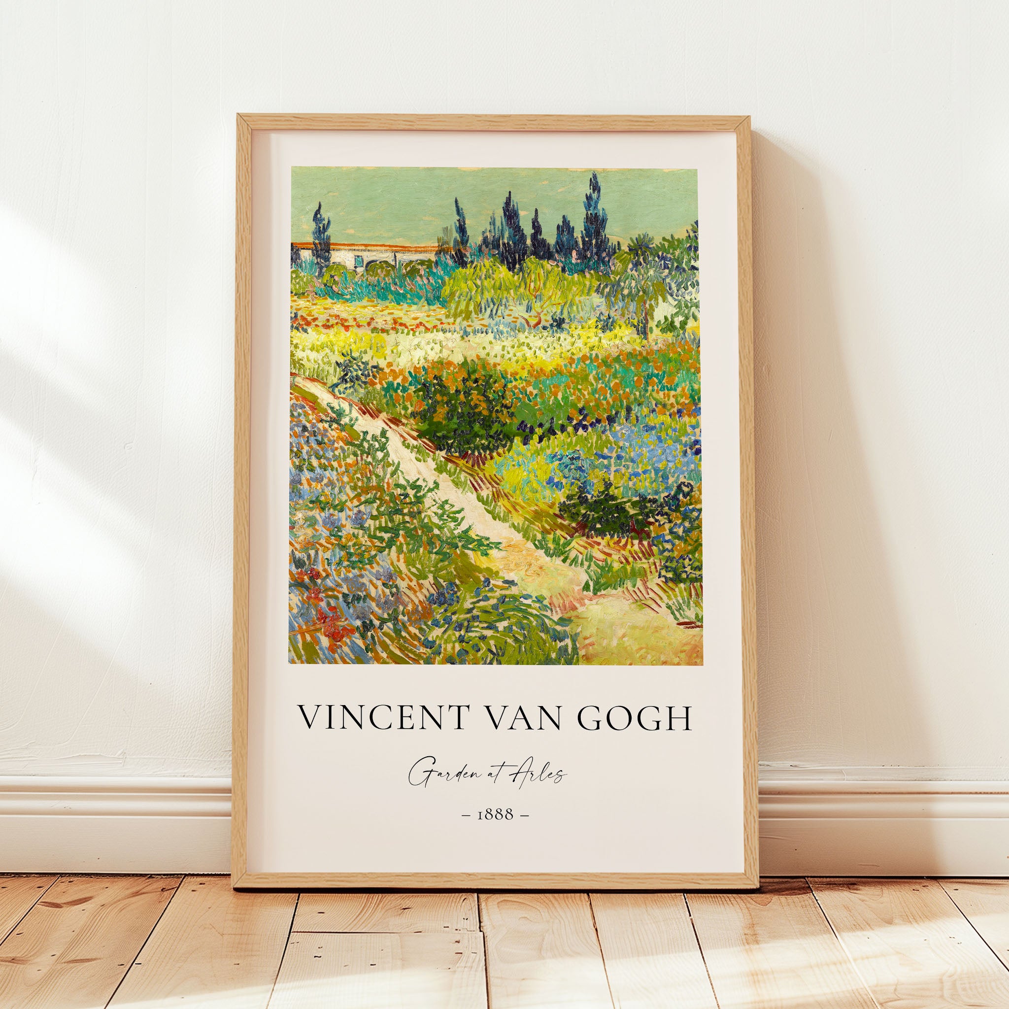 Vincent Van Gogh - Garden at Arles - Printable Wall Art - Digital Download