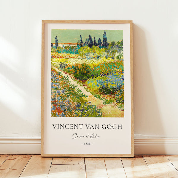 Vincent Van Gogh - Garden at Arles - Printable Wall Art - Digital Download