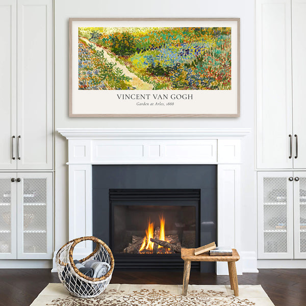 Vincent Van Gogh - Garden at Arles Poster (View II) - 4K Samsung Frame TV Art - Digital Download