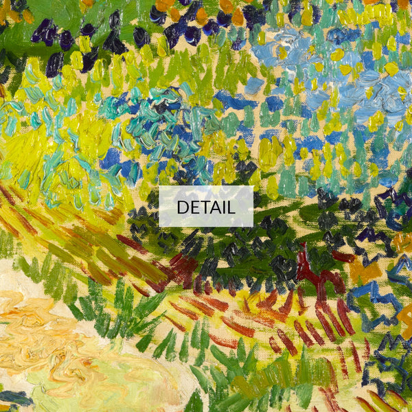 Vincent Van Gogh - Garden at Arles Poster (View II) - 4K Samsung Frame TV Art - Digital Download