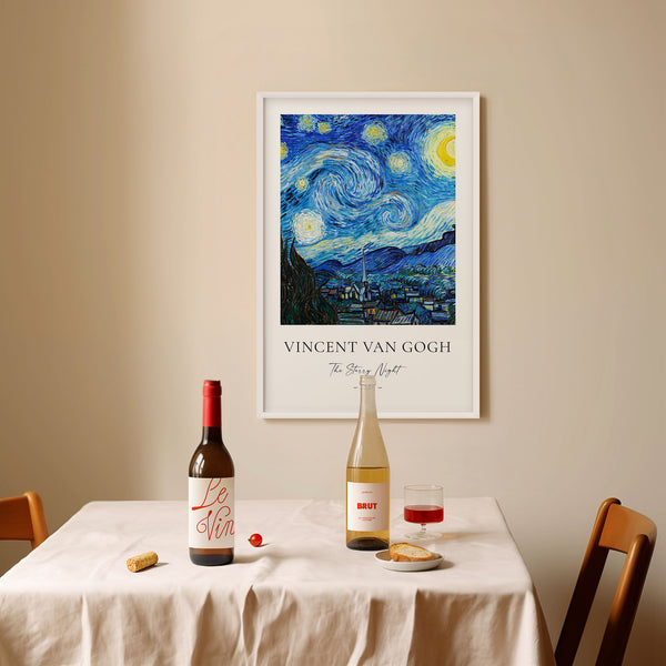 Vincent Van Gogh - The Starry Night - Printable Wall Art - Digital Download