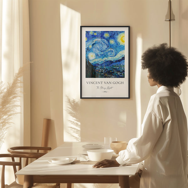 Vincent Van Gogh - The Starry Night - Printable Wall Art - Digital Download