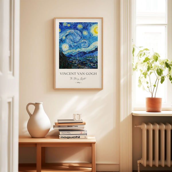 Vincent Van Gogh - The Starry Night - Printable Wall Art - Digital Download