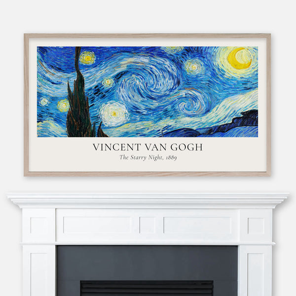 Vincent Van Gogh - The Starry Night Poster - 4K Samsung Frame TV Art - Digital Download