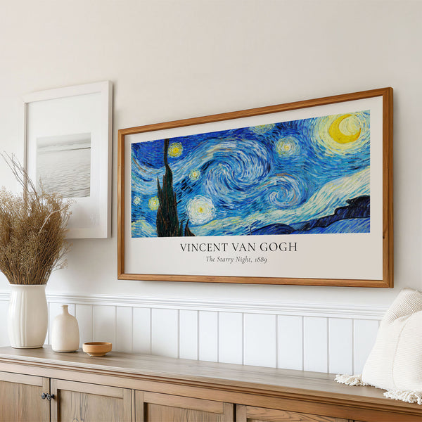 Vincent Van Gogh - The Starry Night Poster - 4K Samsung Frame TV Art - Digital Download