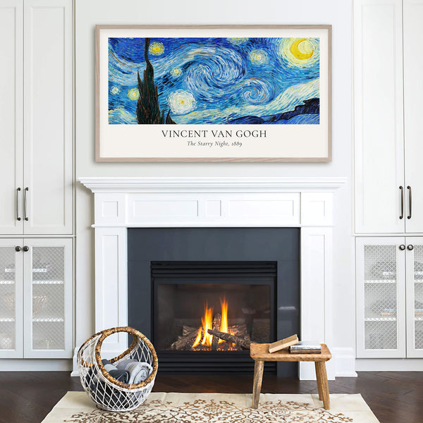 Vincent Van Gogh - The Starry Night Poster - 4K Samsung Frame TV Art - Digital Download