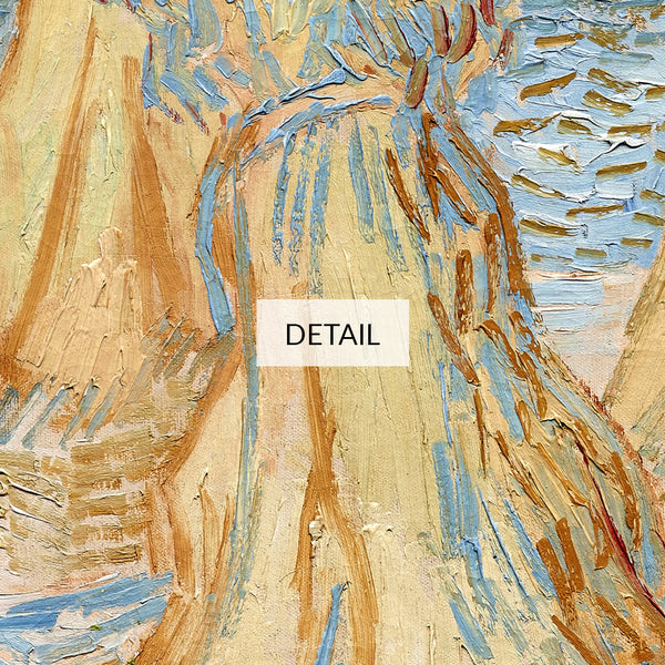 Vincent Van Gogh Painting - Sheaves of Wheat - Autumn Fall Landscape - Samsung Frame TV Art 4K - Digital Download