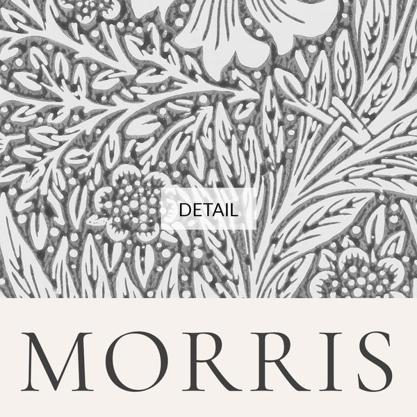 William Morris - Marigold Gray Neutral Classic Textile Pattern - Samsung Frame TV Art 4K - Digital Download