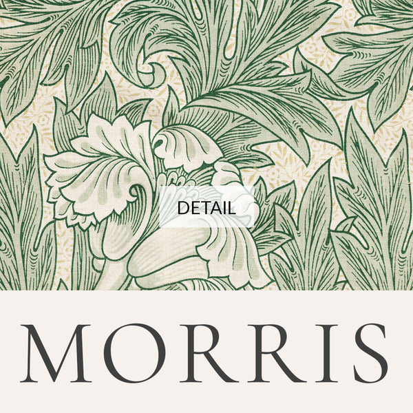 William Morris - Tulip Green & Beige Classic Textile Pattern - Samsung Frame TV Art 4K - Digital Download