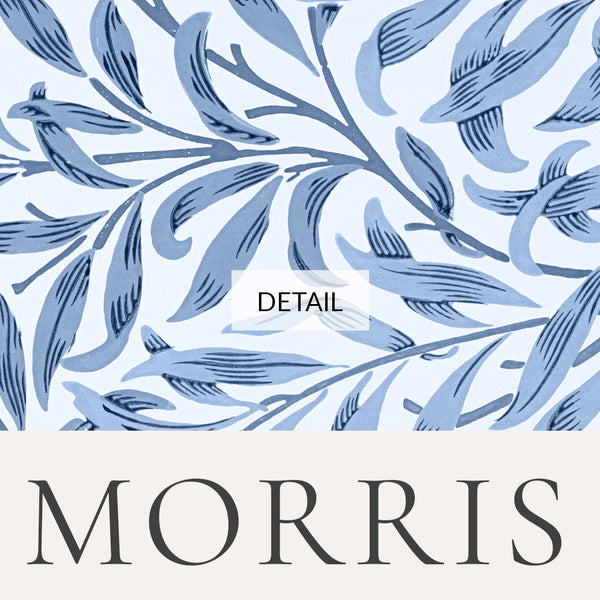 William Morris - Willow Bough (Blue) Classic Textile Pattern - Samsung Frame TV Art 4K - Digital Download