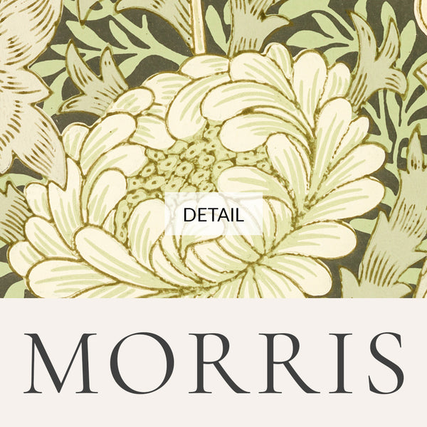 William Morris - Chrysanthemum Green Classic Textile Pattern - Samsung Frame TV Art 4K - Digital Download