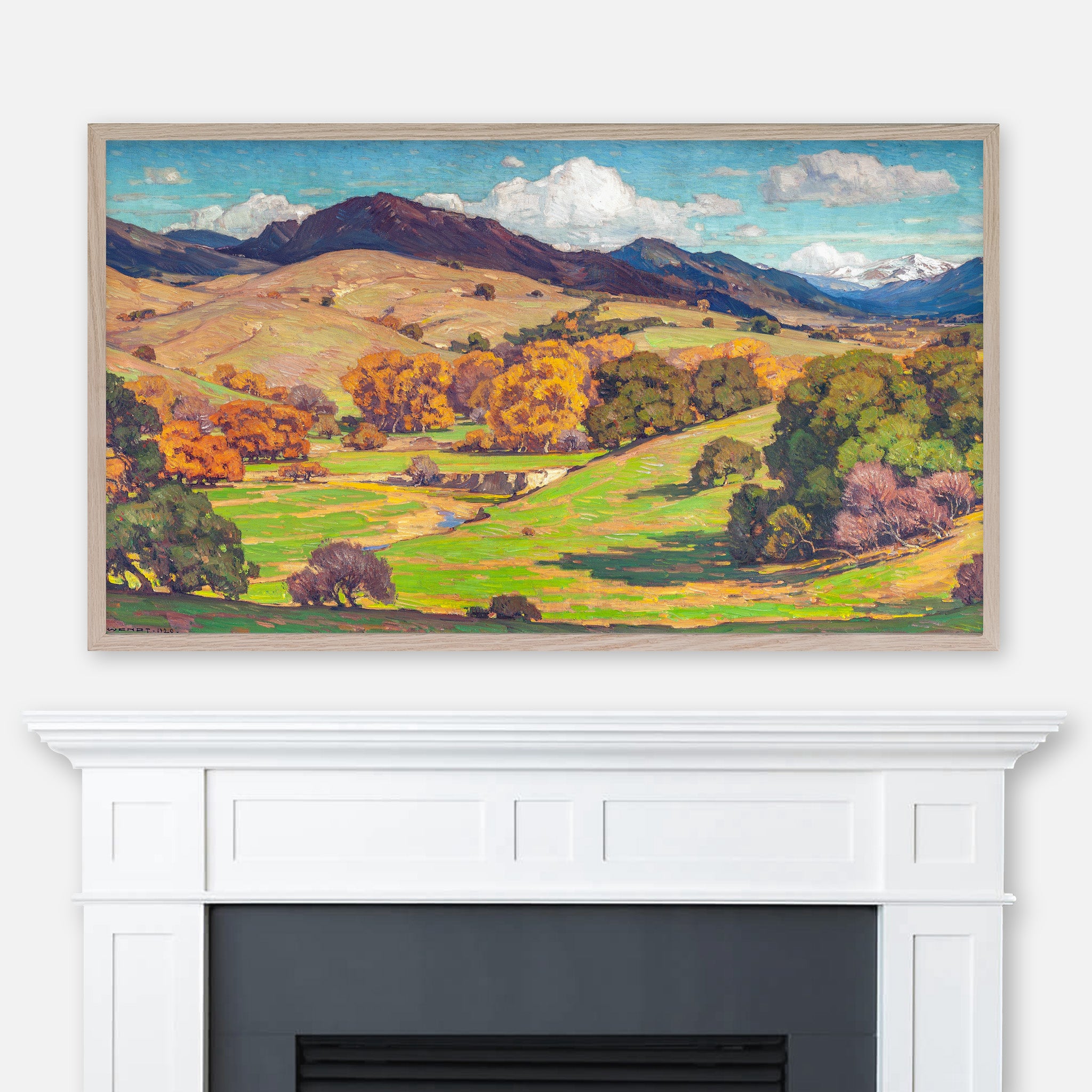 William Wendt Painting - California Landscape - Fall Autumn