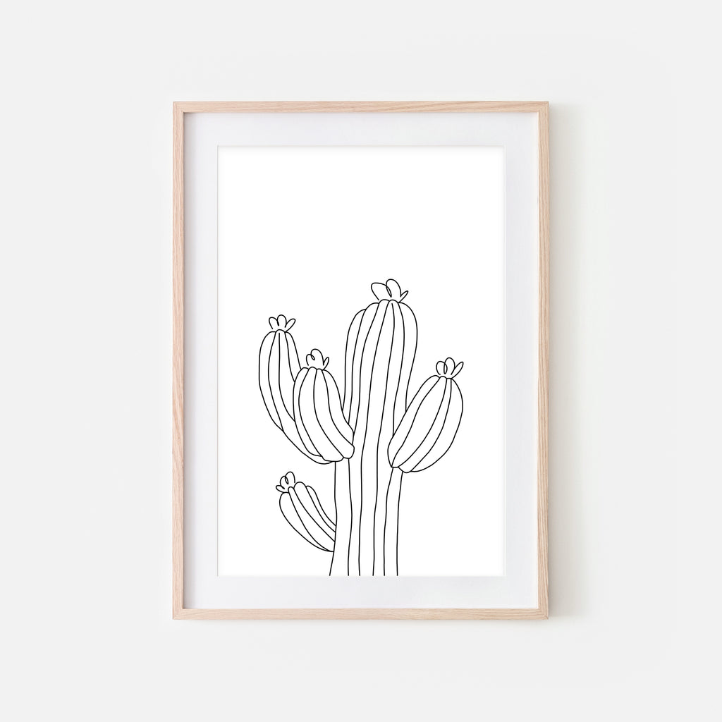 cactus drawing art