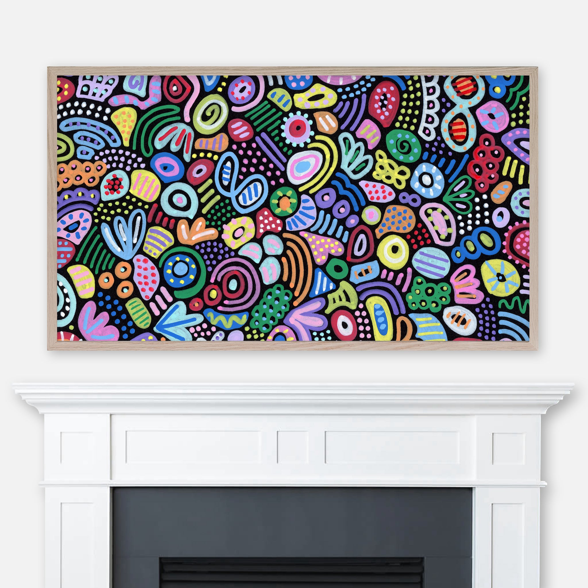 Samsung Frame Tv Art, Japanese Art, the Great Wave off